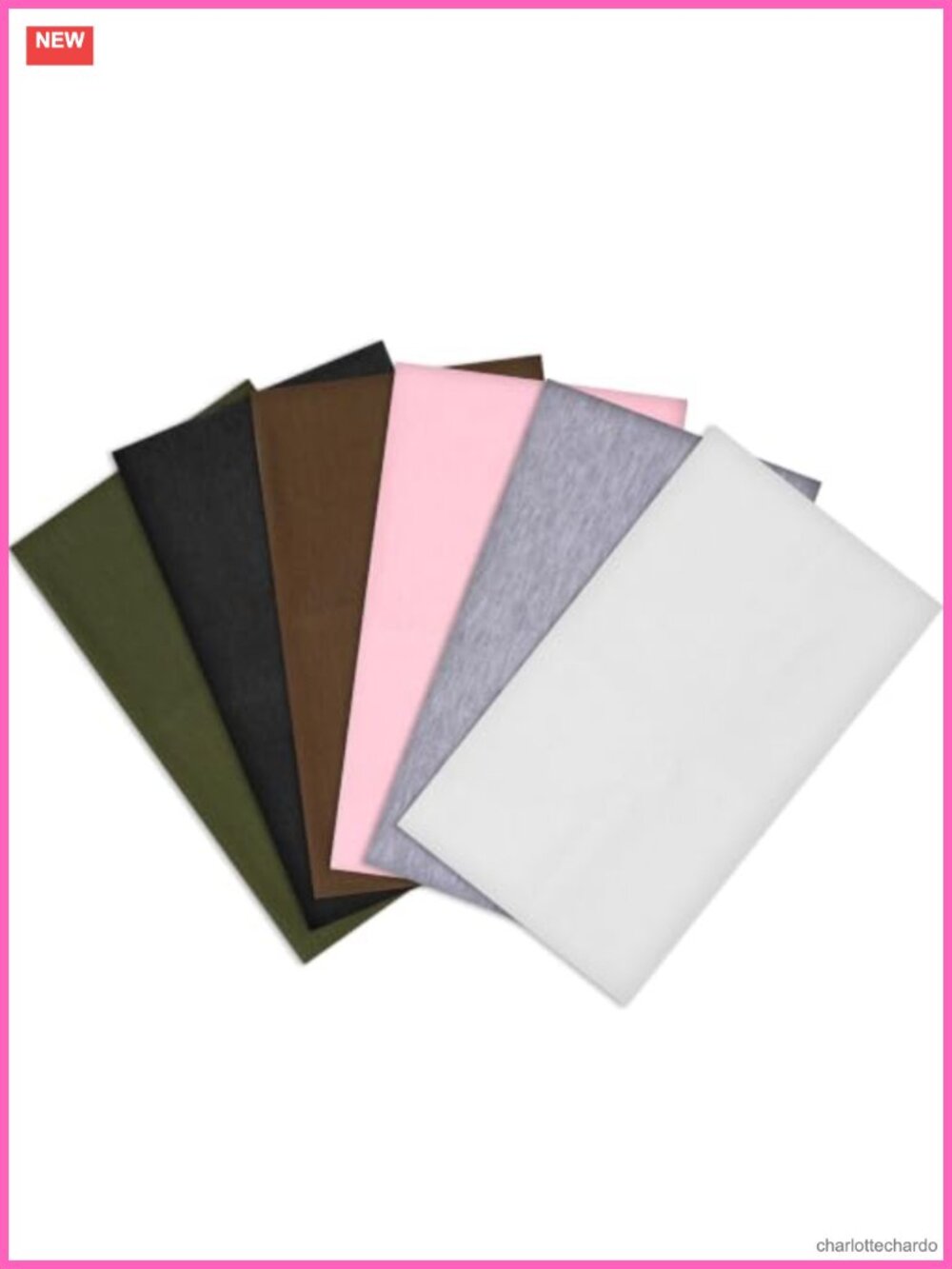 6 Pack Wide Sweat Headbands Polyester Spandex Non-Slip Women's Hair Accessories
